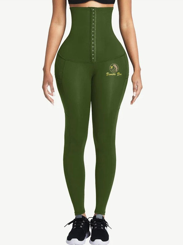 Sexy Red High Waist Legging Green