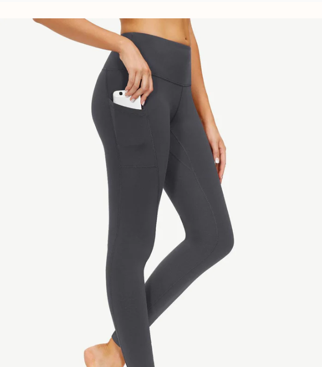 High Waist Yoga Pants with Pocket